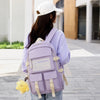 Lavender Multi Pocket Backpack