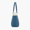 FAMA Blue Multi Pocket Tote Bag